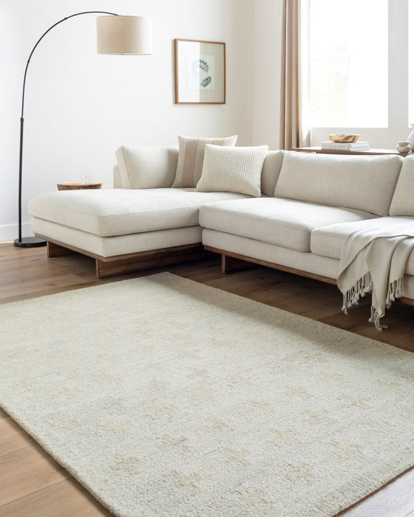 Livabliss Granada Hand Tufted Wool Accent Rug Artisan Crafted for Entryways and Small Spaces Wheat, Medium G 5' x 7'6" GND2370-576