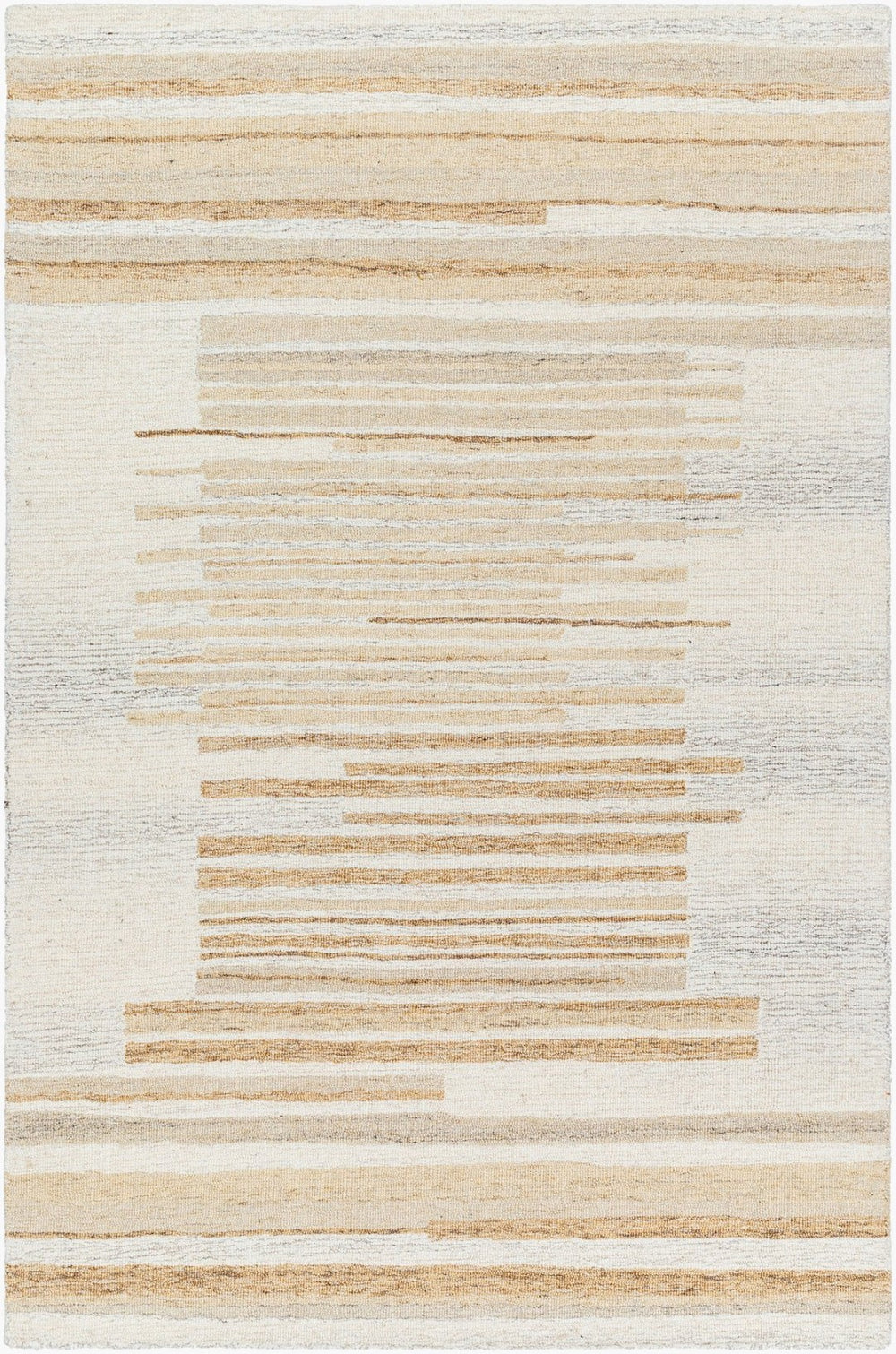 Livabliss Granada Hand Tufted Wool Accent Rug for Entryways Bedside and Bohemian Spaces Ivory, Sandston 2' x 3' GND2371-23