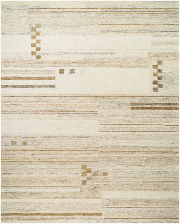 Livabliss Granada Hand Tufted Pure Wool Area Rug Soft Medium Pile for Entryway or Bedroom Ivory, Sandston 2' x 3' GND2376-23