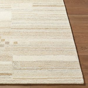 Livabliss Granada Hand Tufted Pure Wool Area Rug Soft Medium Pile for Entryway or Bedroom Ivory, Sandston 2' x 3' GND2376-23