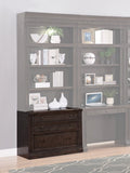 Parker House Washington Heights 2 Drawer Lateral File Washed Charcoal Poplar Solids / Birch Veneers WAS#476F