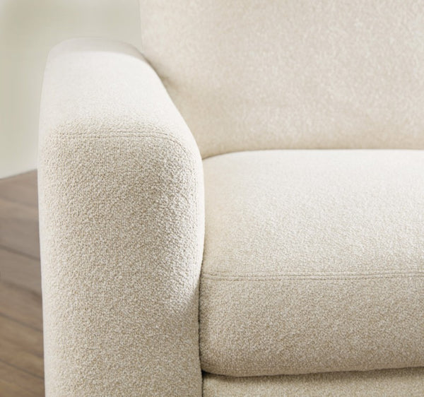 Hooker Furniture Optimus Small Power Recliner In Matera Pearl Performance Fabric — Power Headrest, Compact Comfort, Transitional Style SS925-PH1-405-S