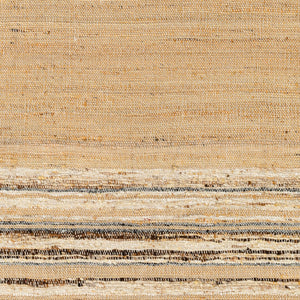 Geneva GNV-2300 9' x 12' Handmade Rug GNV2300-912  Black, Charcoal, Peach, Light Beige Surya