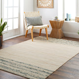 Geneva GNV-2303 9' x 12' Handmade Rug GNV2303-912  Beige, Dark Green, Light Sage, Tan Surya