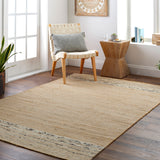 Geneva GNV-2304 9' x 12' Handmade Rug GNV2304-912  Dark Brown, Beige, Caramel, Tan Surya