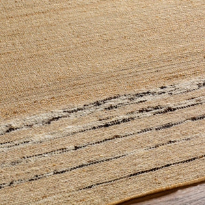 Surya Geneva Coastal-style Handmade Area Rug 2' X 3' - Durable Wool & Jute, Easy Maintenance, Chic Design Dark Brown Jute,Wool Gnv2304-576