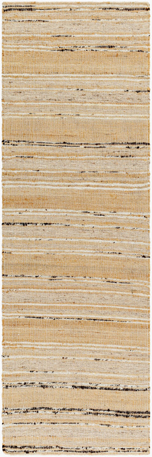 Surya Geneva Coastal-style Handmade Area Rug 2' X 3' - Durable Wool & Jute, Easy Maintenance, Chic Design Black Jute,Wool Gnv2305-268