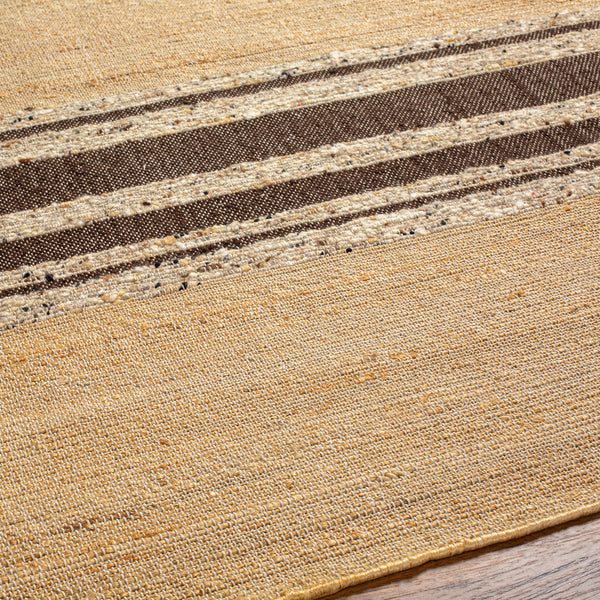 Geneva GNV-2306 9' x 12' Handmade Rug GNV2306-912  Black, Charcoal, Peach, Light Beige Surya