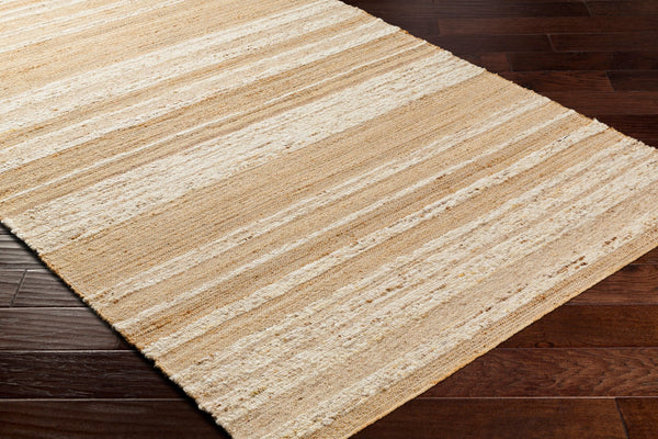 Surya Geneva Coastal-style Handmade Area Rug 2' X 3' - Durable Wool & Jute, Easy Maintenance, Chic Design Taupe Jute,Wool Gnv2307-576