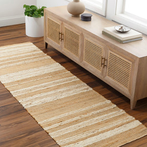Surya Geneva Coastal-style Handmade Area Rug 2' X 3' - Durable Wool & Jute, Easy Maintenance, Chic Design Taupe Jute,Wool Gnv2307-268