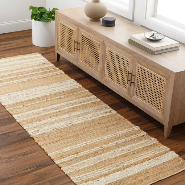 Surya Geneva Coastal-style Handmade Area Rug 2' X 3' - Durable Wool & Jute, Easy Maintenance, Chic Design Taupe Jute,Wool Gnv2307-268