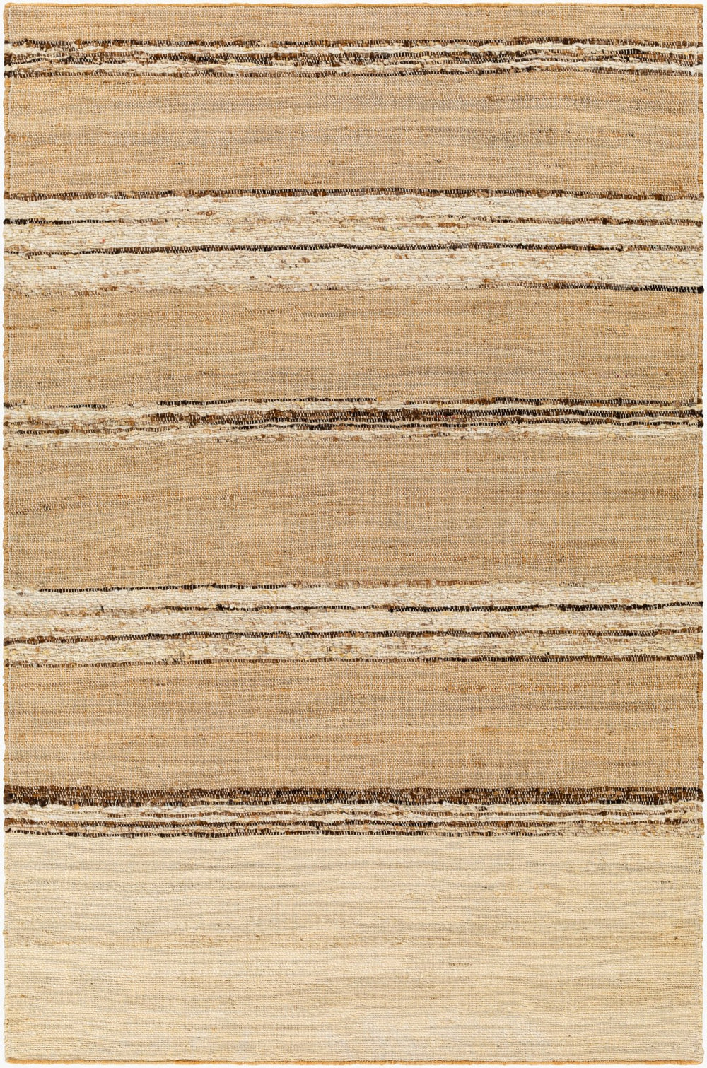 Surya Geneva Coastal-style Handmade Area Rug 2' X 3' - Durable Wool & Jute, Easy Maintenance, Chic Design Beige Jute,Wool Gnv2308-576