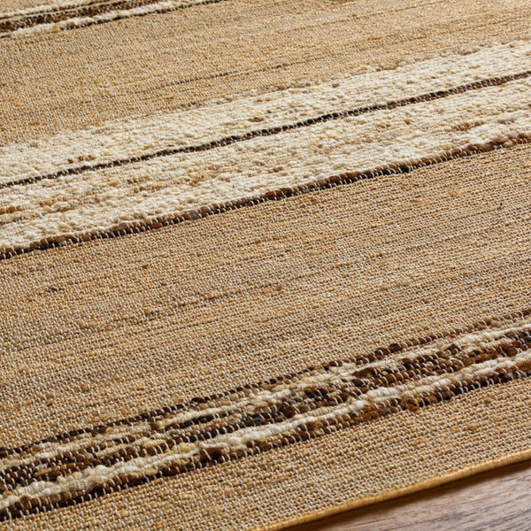 Surya Geneva Coastal-style Handmade Area Rug 2' X 3' - Durable Wool & Jute, Easy Maintenance, Chic Design Beige Jute,Wool Gnv2308-576