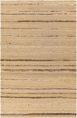 Surya Geneva Coastal-style Handmade Area Rug 2' X 3' - Durable Wool & Jute, Easy Maintenance, Chic Design Dark Brown Jute,Wool Gnv2309-576