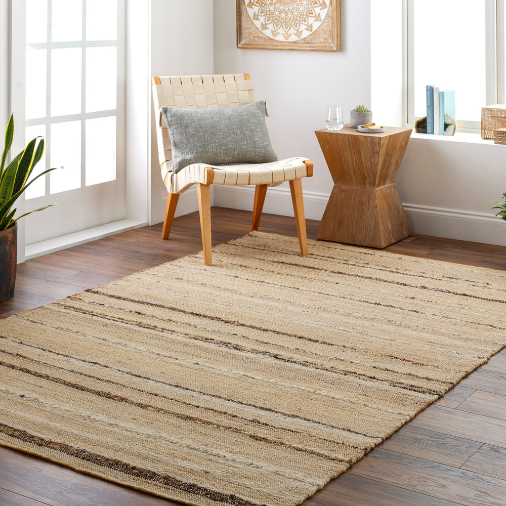 Geneva GNV-2309 9' x 12' Handmade Rug GNV2309-912  Dark Brown, Light Beige, Brown Surya