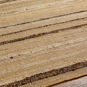 Surya Geneva Coastal-style Handmade Area Rug 2' X 3' - Durable Wool & Jute, Easy Maintenance, Chic Design Dark Brown Jute,Wool Gnv2309-576