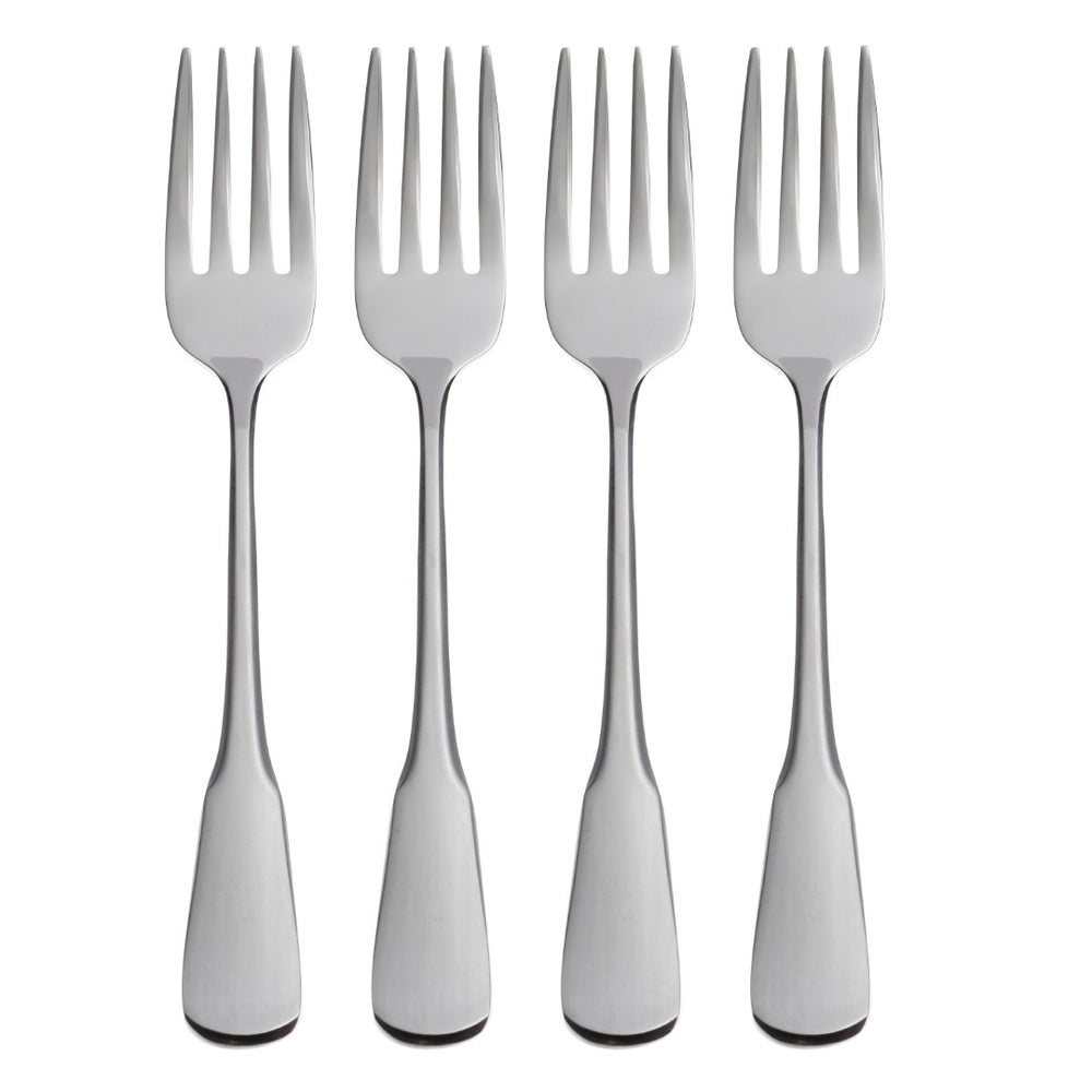 Lenox Oneida Colonial Boston Everyday Flatware Salad Forks, Set of 4 Metallic, STAINLESS METAL B750004D