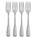 Oneida Colonial Boston 4-Piece Salad Forks - Satin Finish, Stainless Steel, Dishwasher Safe