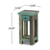 Christopher Knight Home® - Noble House - Meader Boho Handmade Distressed Mango Wood End Table