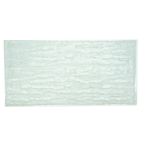 Bernhardt Bernhardt Acrylic-Top Arctic Cocktail Table With Ice-Like Grain, Polished Stainless Base, 55.25"W X 17.25"H 375023