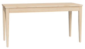 Hekman Custom Office Custom Office Table Desk No Drawer DS60B Hekman Furniture