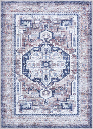 Livabliss Georgina Flatweave Polyester Area Rug Soft Transitional Pattern for Living Room Decor Cream, Beige 9'2" x 12' GOR2301-9212