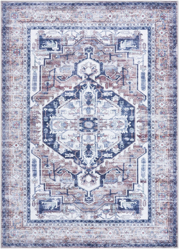 Livabliss Georgina Flatweave Polyester Area Rug Soft Transitional Pattern for Living Room Decor Cream, Beige 9'2" x 12' GOR2301-9212