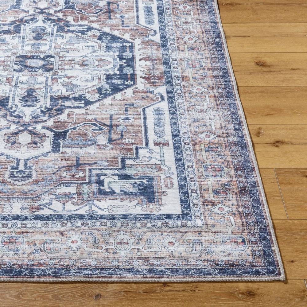 Livabliss Georgina Flatweave Polyester Area Rug Soft Transitional Pattern for Living Room Decor Cream, Beige 9'2" x 12' GOR2301-9212