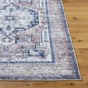 Livabliss Georgina Flatweave Polyester Area Rug Soft Transitional Pattern for Living Room Decor Cream, Beige 9'2" x 12' GOR2301-9212