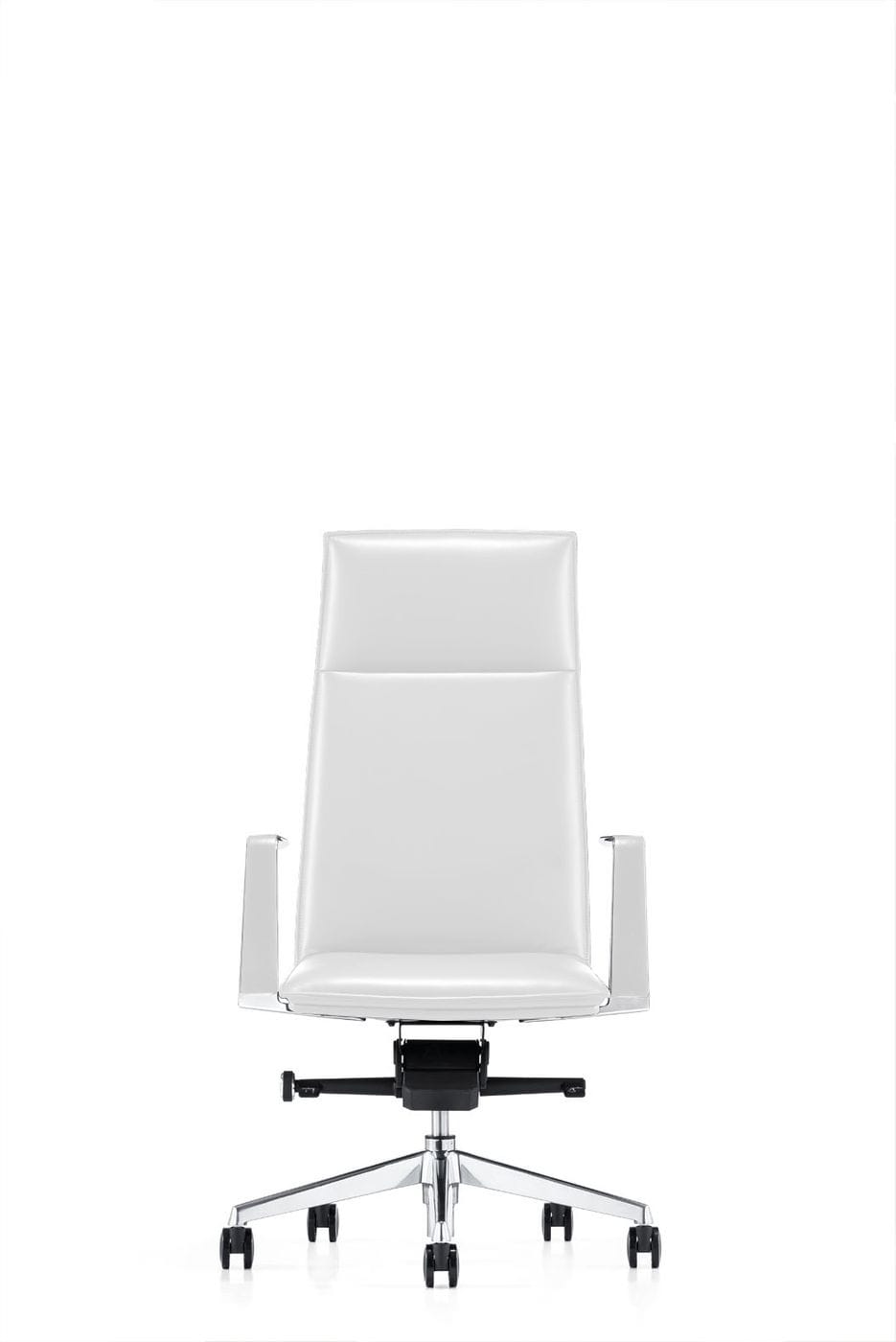 Vig Furniture Modrest Gorsky - Stylish White Vegan Leather High Back Executive Office Chair With Custom Features White  Vgfua1819-wht-oc
