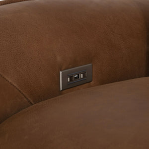 Bernhardt Bernhardt Sorrento Leather Power Motion Sofa With Usb, Plush Seating, Tufted Modern Design 387RLO