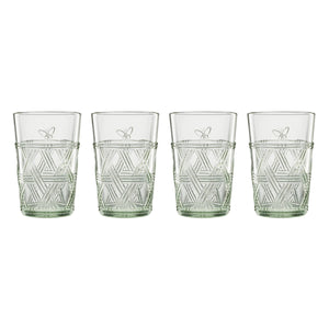 Lenox Butterfly Meadow Green Tall Glasses, Set of 4 Green, NO COLOR GLASS,CRYSTAL 896074