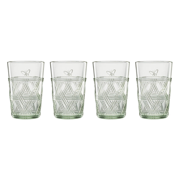 Lenox Butterfly Meadow Green Tall Glasses, Set of 4 Green, NO COLOR GLASS,CRYSTAL 896074