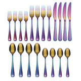 Lenox Cambridge Rhiannon Rainbow Mirror 20-Piece Flatware Set NO COLOR METAL 506120CKW12R