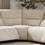 Parker Living Modesto - Buttercream 6 Piece Modular Power Reclining Sectional with Power Adjustable Headrests Buttercream MMOD-PACKA(H)-BUCR Parker House