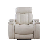 Parker House Parker Living Royce - Fantom Ivory Power Recliner Fantom Ivory 88% Polyester / 12% PU (W) MROY#812PH-FNI