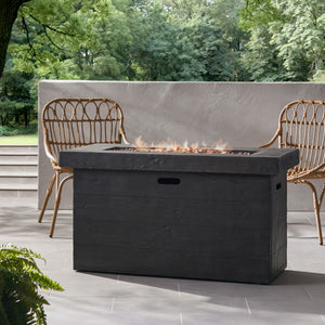 Christopher Knight Home® - Noble House - Custer Outdoor Rectangular Fire Pit