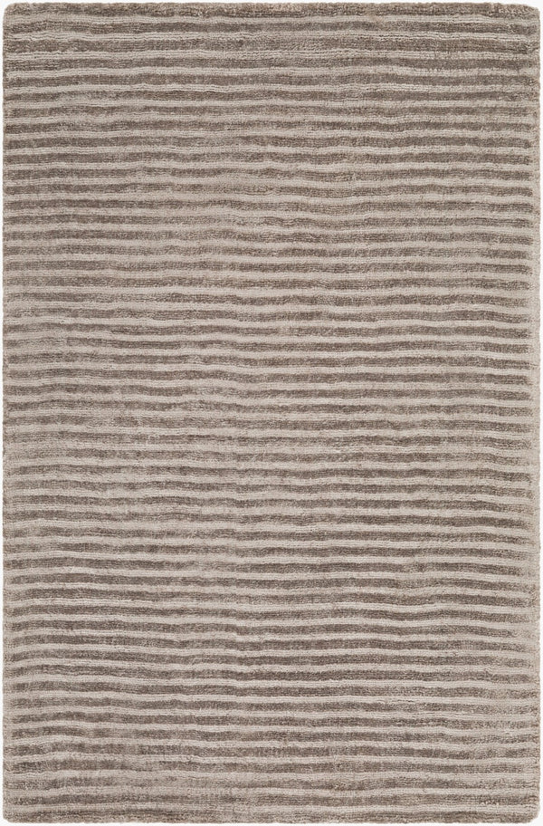 Surya Graphite 2' X 3' Handmade Area Rug - Luxurious Viscose With Modern High/Low Texture For Elegant Spaces Beige Viscose Gph53-23