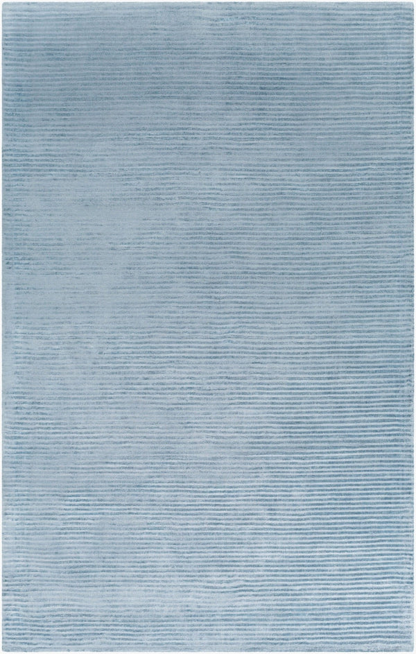 Surya Graphite 2' X 3' Handmade Area Rug - Luxurious Viscose With Modern High/Low Texture For Elegant Spaces Blue Viscose Gph54-23