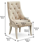 A.R.T. Furniture Arch Salvage Reeves Host Chair 233200-2817 Beige 233200-2817