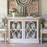 Park Hill Adeline Wood Console with Glass Doors EFC20133