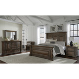 Pulaski Furniture Woodbury 5-Drawer, 2 Cabinet Dresser & Mirror Set P351-BR-K7-PULASKI