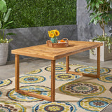 Christopher Knight Home® - Noble House - Nestor Outdoor 69" Acacia Wood Dining Table