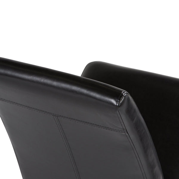 English Elm Acadian Parson Dining Chairs Set Of 2 In Midnight Black - Chic, Comfortable, And Versatile Design B136P159790