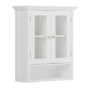 Acadian Double Door Wall Cabinet Pure White B136P158498 Hearth and Haven