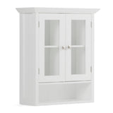 Acadian Double Door Wall Cabinet Pure White B136P158498 Hearth and Haven