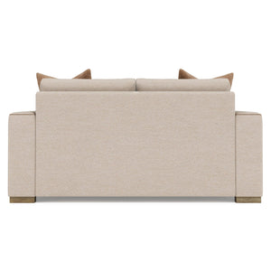 Bernhardt Bernhardt Vaughn Upholstered Loveseat Tailored Track Arms Plush Cushions Living Room P1095A
