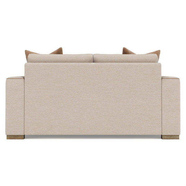 Bernhardt Bernhardt Vaughn Upholstered Loveseat Tailored Track Arms Plush Cushions Living Room P1095A