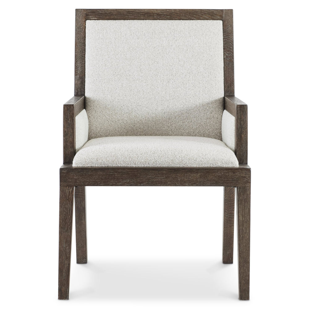 Bernhardt Bernhardt Outline Arm Chair — Wire-Brushed Oak Frame, Cassel Finish, Performance Fabric Comfort 360546