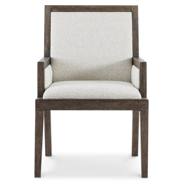 Bernhardt Bernhardt Outline Arm Chair — Wire-Brushed Oak Frame, Cassel Finish, Performance Fabric Comfort 360546